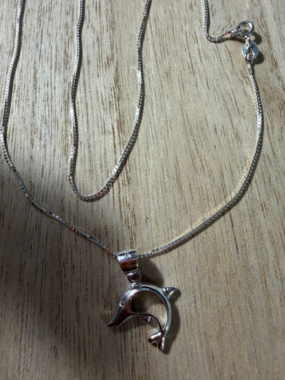 Dolphin necklace 18” small
